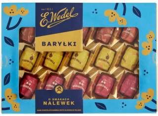 Wedel sudy čokolády s chuťou. 300g
