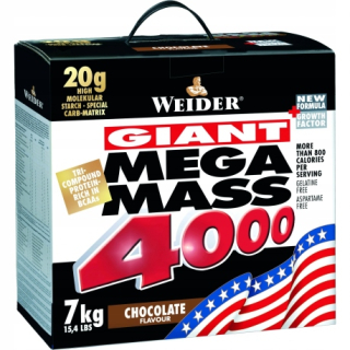 Gainer - Weider Mega Mass 4000 7000g 7kg Strawberry Poznań