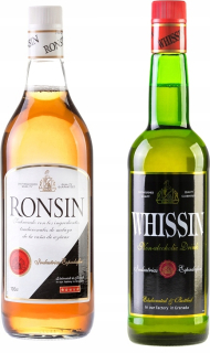 Nealkoholická whisky 0,7l + nealkoholický rum 1l