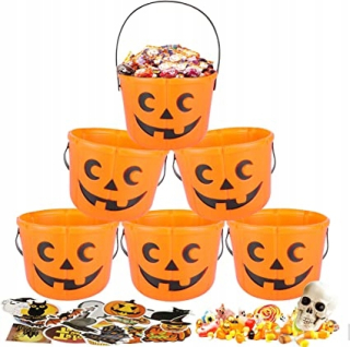 Halloween - Halloween Bucket Pumpkin Set 6 ks.