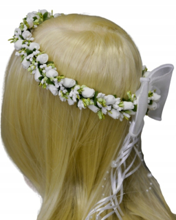 Prvé sväté prijímanie - Veniec pri spoločenstve * do Communion White and Green No. 17