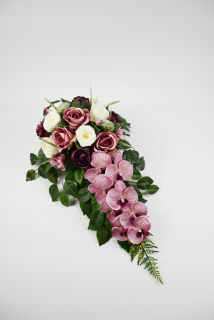 Tombstone Bouquet Composition Grave W_021