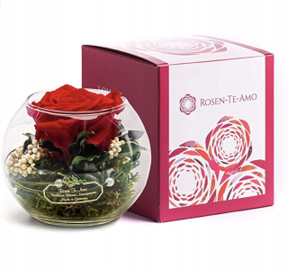 Darček na Valentína - Večná ruža yiastore 10 cm