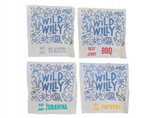 Wild Willy Beef Jerky Sušené hovädzie MIX 4x100g