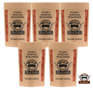 Divoké Willy Beef Jerky Sušené hovädzie mäso 5x50g