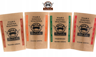 Divoké Willy Beef Jerky Sušené hovädzieho mixu 4x30g