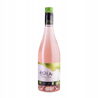 Nealkoholické víno 0% BIO Opia Cabernet Rose 750ml