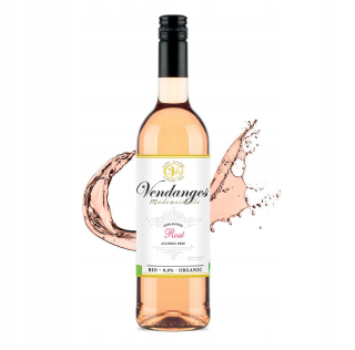 Nealkoholické víno Vendanges Rose BIO vzrástlo o 0,0%