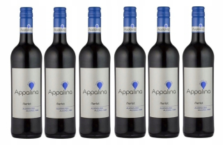 Nemecké víno Appalina Merlot 0% sada 6 vín