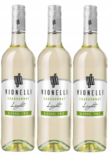 Talianske víno Vionelli Chardonnay 0% sada 3 vín