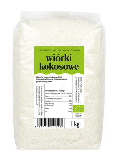 Sušené ovocie - BIO 1KG COCONUT CHIPS - BATOM