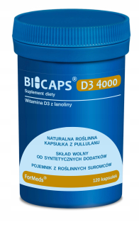 Vitamínové bicaps D3 4000 120 kapsúl tvorí