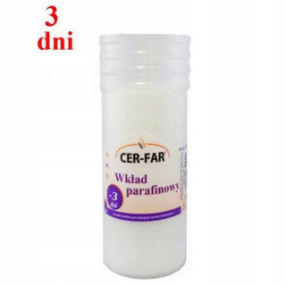 Vložka parafínu pre CER-FAR Candles 14 cm