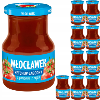 Włocławek Mierny paradajkový kečup 10x380g