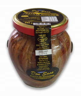 Talianske anchois filety ančovičiek v Oliwa - 285g