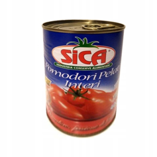Talianske paradajky bez kôry, pelati, 400 g x 24 ks