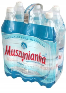 Musmongová voda, sýtené 1,5l x 18 ks.