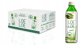 Aloe voda s buničkou 40% šťavy 24ks x 500ml