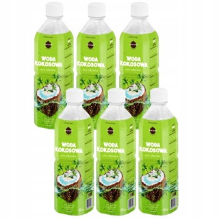 Kokosová voda 100% prírodná sada 6x 500 ml