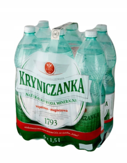 Minerálna voda 2094,9 mg / l 1.5L Kryniczanka 12ks