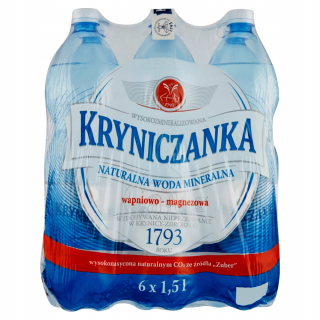 Minerálna voda Kryniczanka 6x1,5 l.