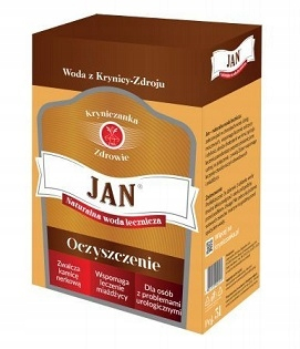 Liečivá minerálna voda JAN 5 L kartónový kohútik