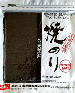 Japonska kuchyňa - Seaweed Nori ALGAE ALGA SILVER PRE SUSHI 50 kusov