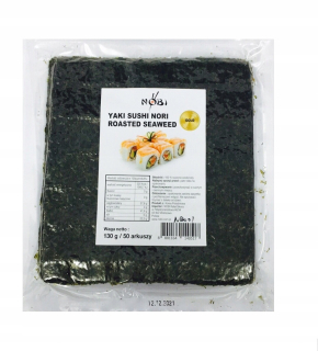 Japonska kuchyňa - YAKI SUSHI NORI GOLD morské riasy 50 listov 130g sušené