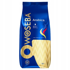 Zrnková káva -  Woseba Arabica Coffee pečené zrnité 1 kg