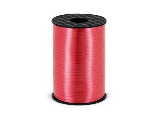 Darček na Valentína - Stuha pre balóny darčeky Red Matte 225 m