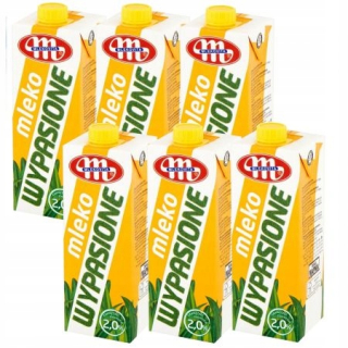 Úžasné UHT mlieko 2% sada 6x 1L