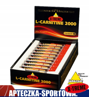 Spaľovač tuku - X-Treme L-Carnitín 2000 20x 25 ml Inkospor