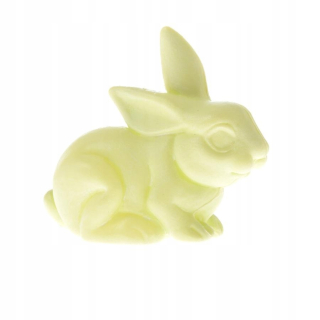 Veľkonočná dekorácia - Flocked Bunny Green 9cm Yf230 Veľká noc
