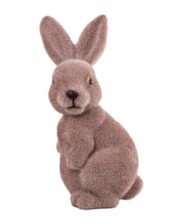 Veľkonočná dekorácia - Veľkonočná figúrka keramika zajac 14 cm