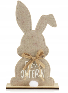 Veľkonočná dekorácia - Veľkonočná figurína Hare 30,5 cm