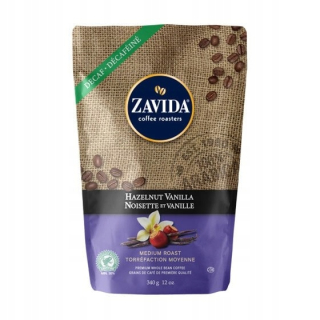 Zrnková káva -  Zavida Waniliowo-Orzechowa 340g defeffein