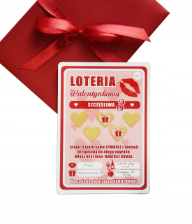 Darček na Valentína - Scratch Card Gift Valentín pre neho