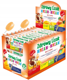 Zdravá Lollipop bez manga Sugar Yum-Yum 40ks