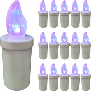 Set 12x LED menší 7cc multikolorový hrob