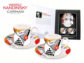 Sada 2 šálky espresso Wassily Kandinsky. Ora