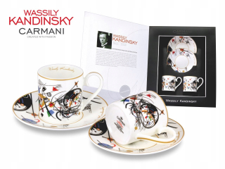 Sada 2 šálky espresso Wassily Kandinsky. Trad