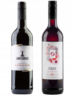 Sada 2x víno 0% Light House + Vina'0 - červená