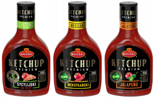Sada 3 Ketchups Premium Roleki 1395g
