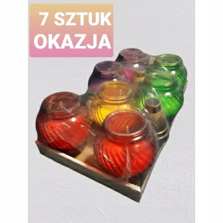 Sada 7 ks prútov naliatiam tyčí
