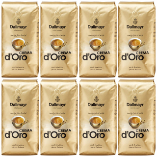 Zrnková káva - DALLMAYR CREMA D'ORO SET 8 PCS GRAINY