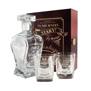 Súprava pre whisky karafu okuliare darčekový narodeniny