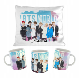 CUP KIT + BAG Bangtan Boys BTS NAME +