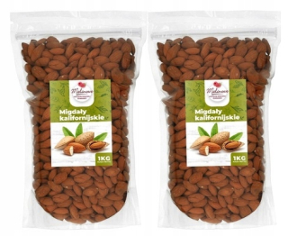 Orechy - Sada mandlí 2 x 1kg kalifornské celé veľké
