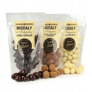 Orechy - Súbor mandlí v čokoláde 3x160g