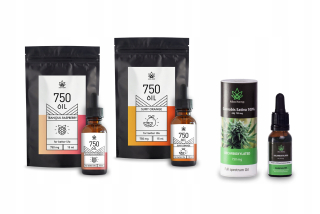 CBD - CBD Orange olej set + CBD ropy Raspbbery 15ml